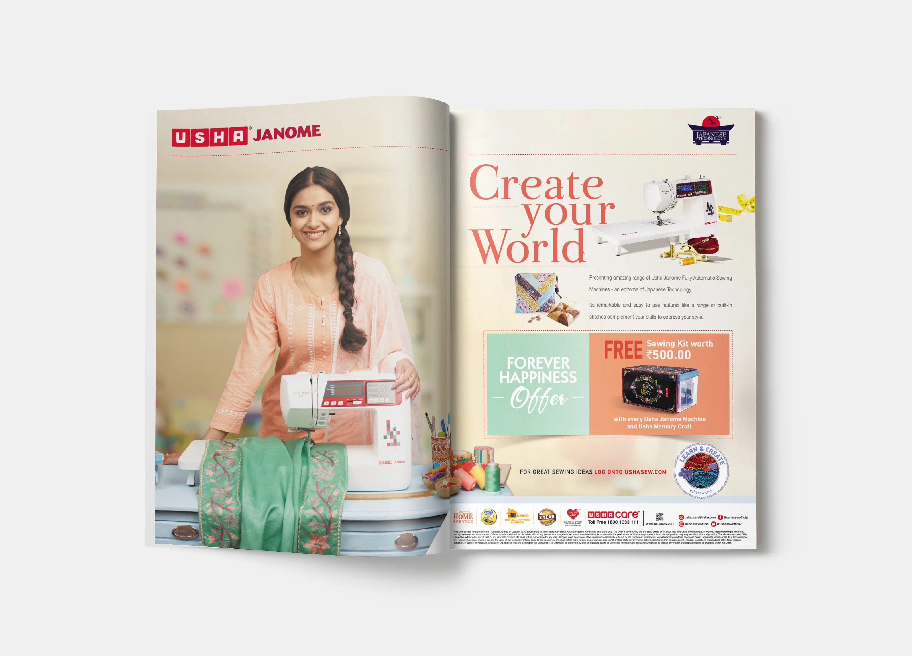 Usha Sewing Machine — image 2